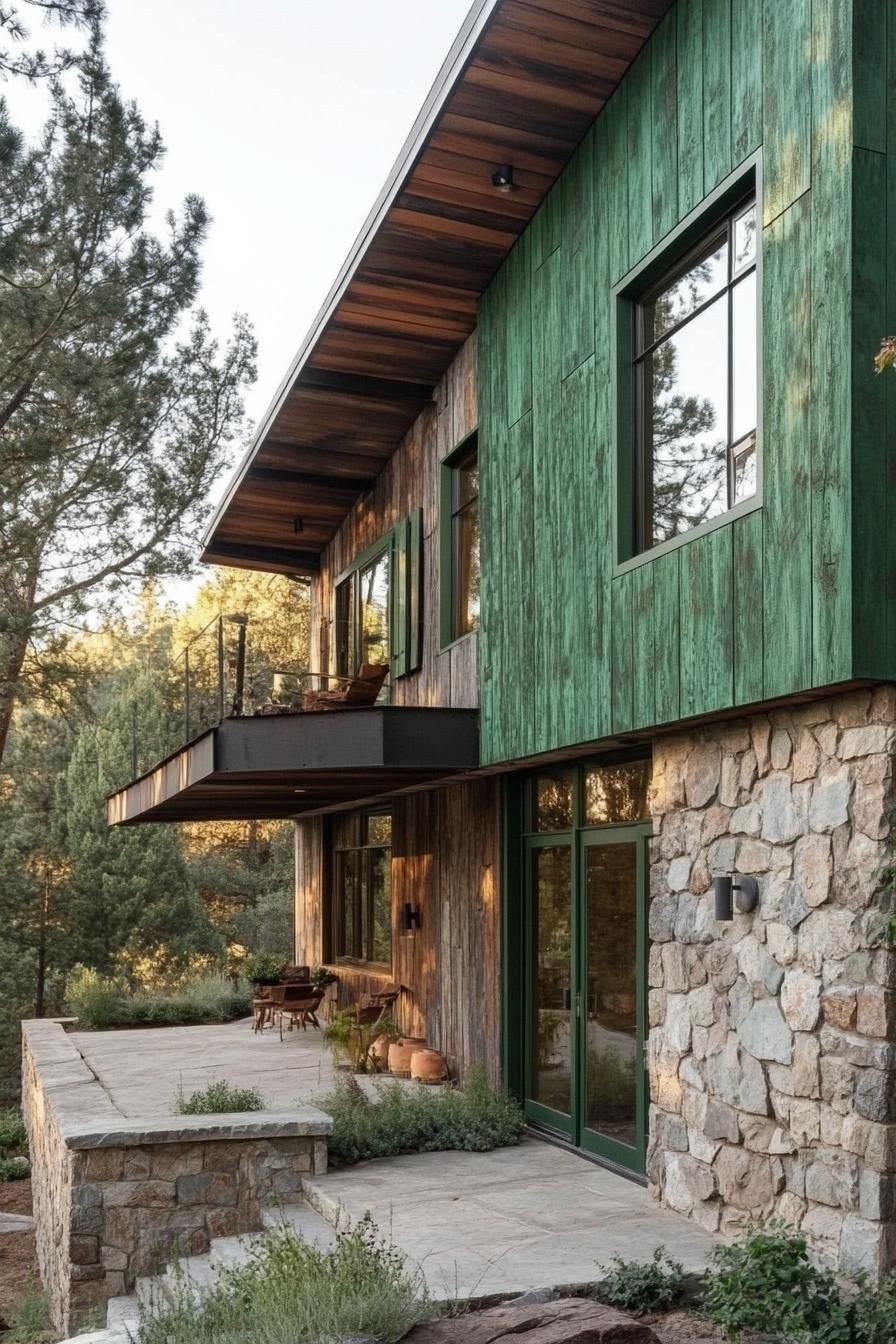Reclaimed Wood and Stone Facades - photo 2