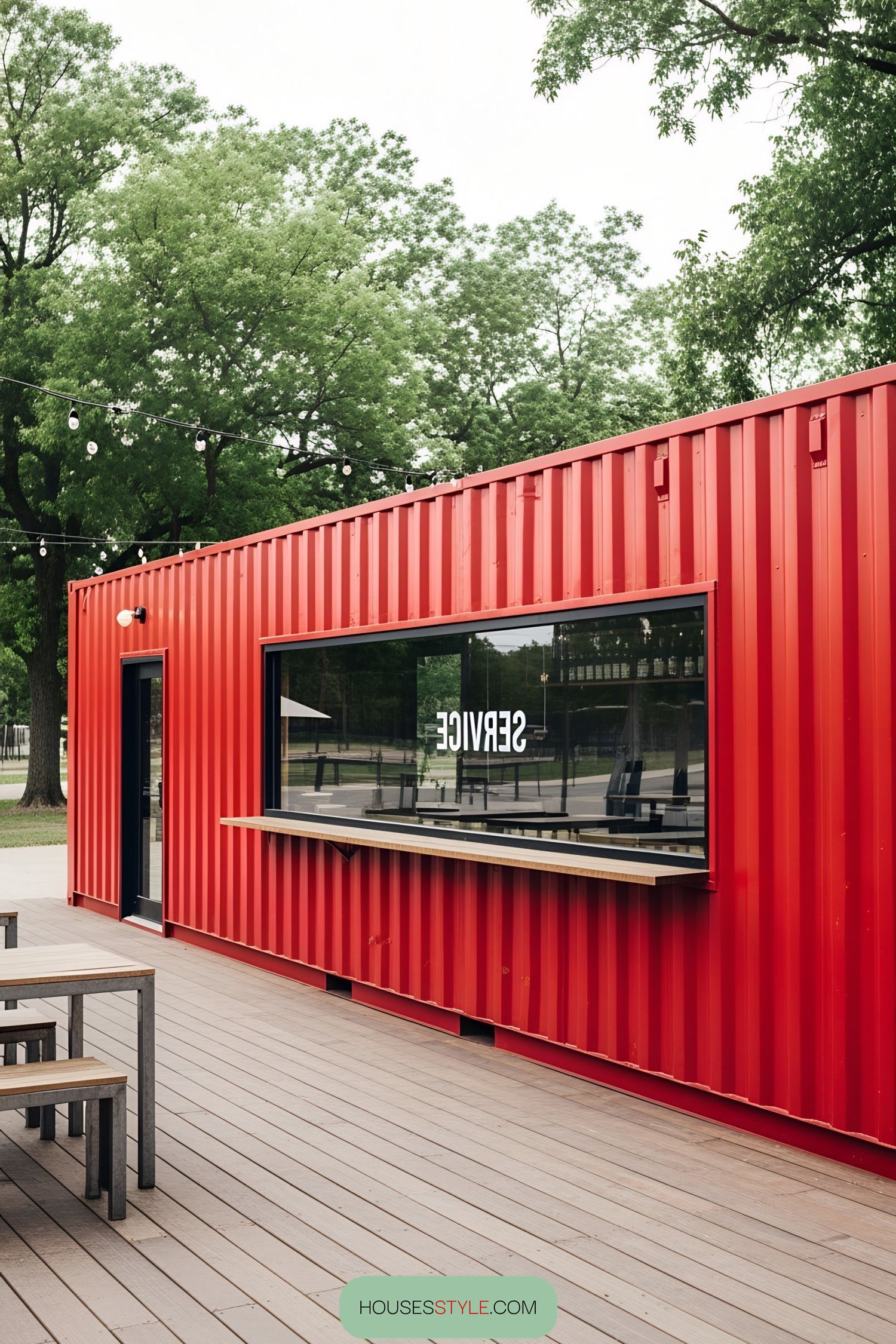 Box Retreat: Your Cozy Container Bar Hideaway