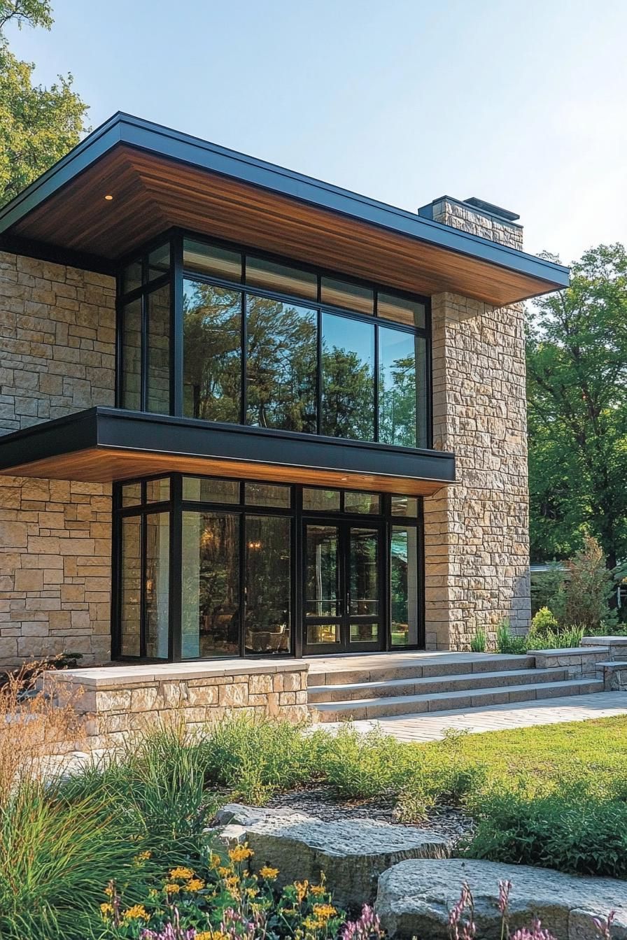 Cottage Style With Stone Cladding