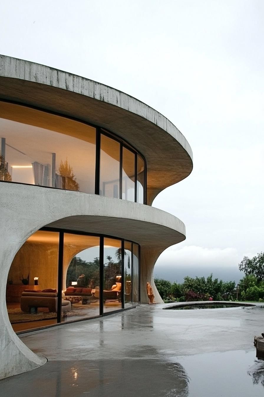 A Sculpted, Serene Take on Organic Architecture