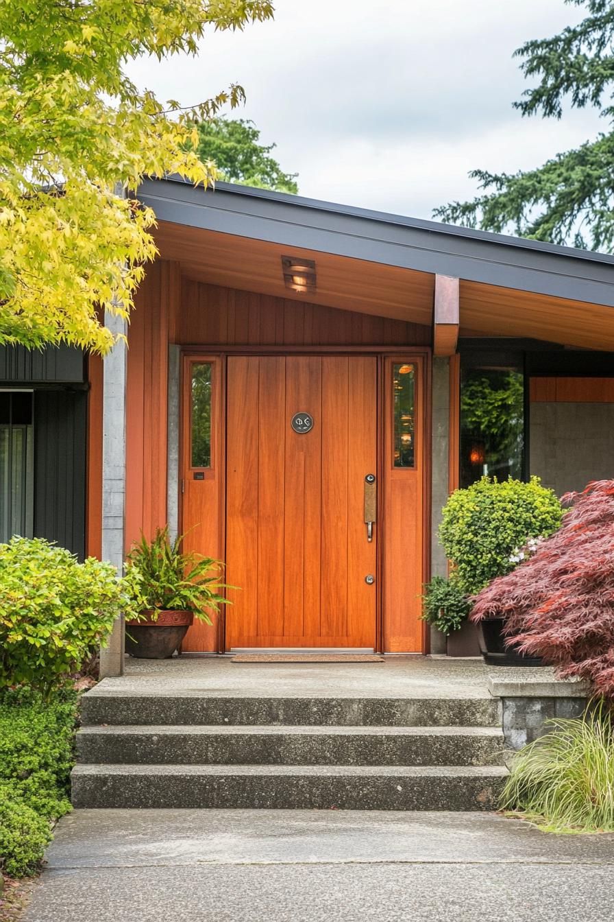 Custom Wood Front Door With Sidelights - photo 4