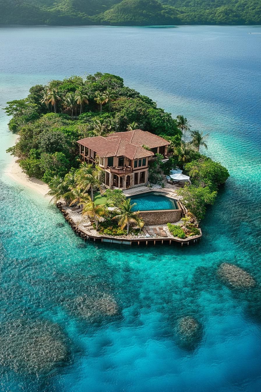 Private Island Estate With Overwater Bungalows - photo 4
