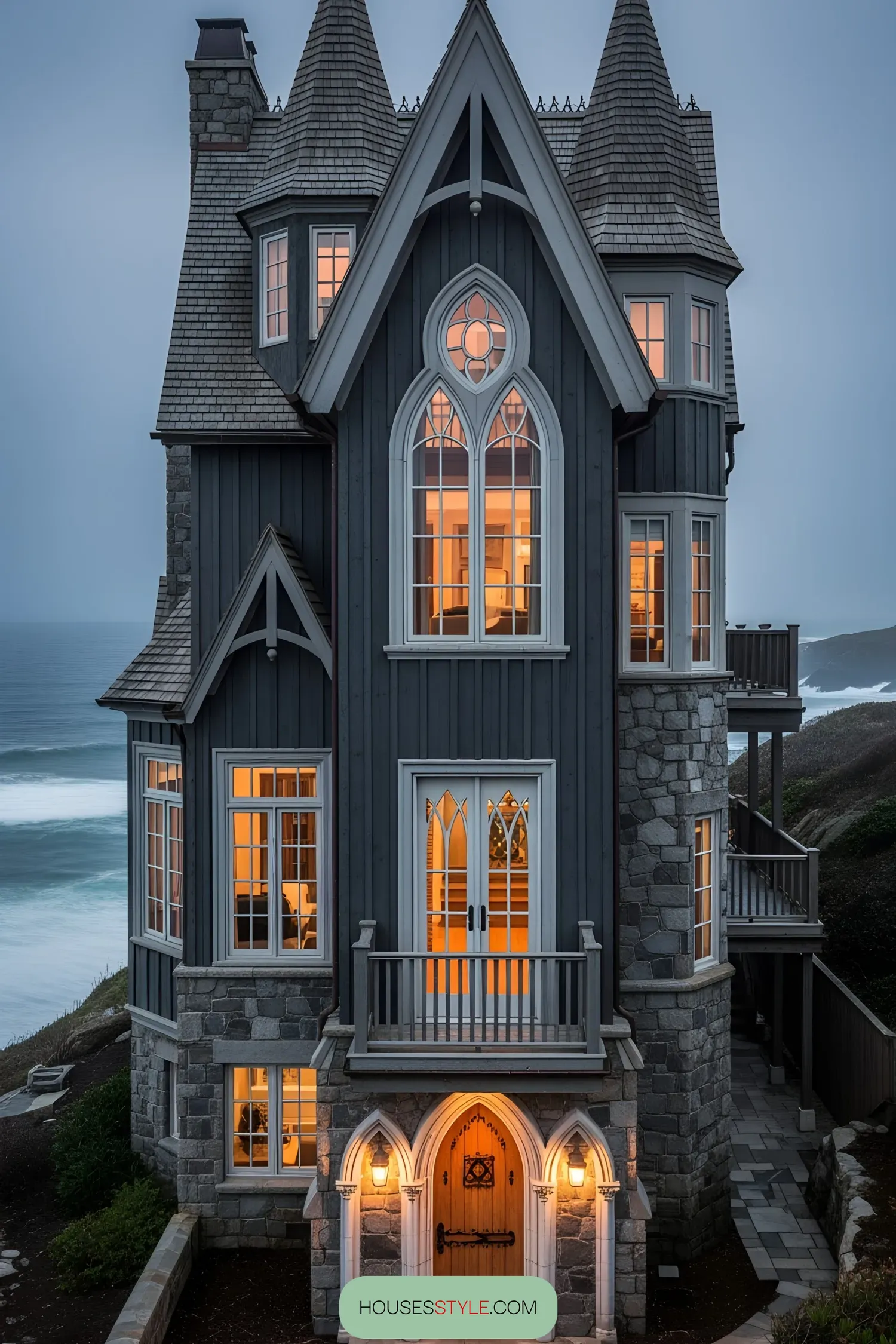 A Lighthouse Standing Watch Through Storms