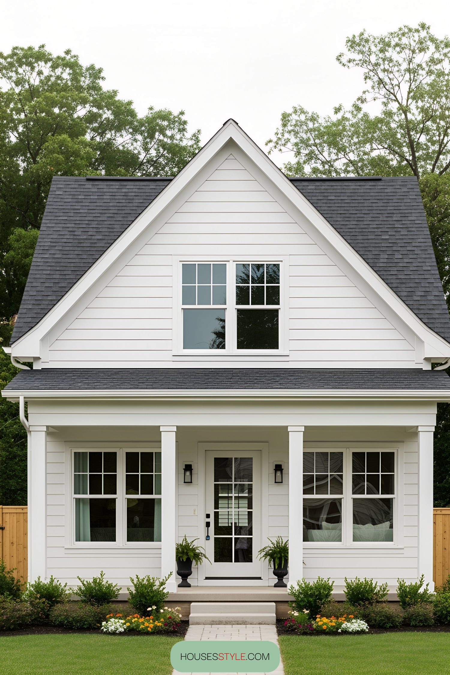 A Cozy White Bungalow Retreat
