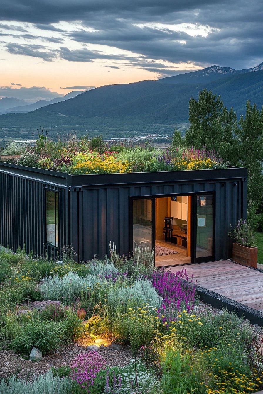 Rooftop Garden Container Cabin - photo 3