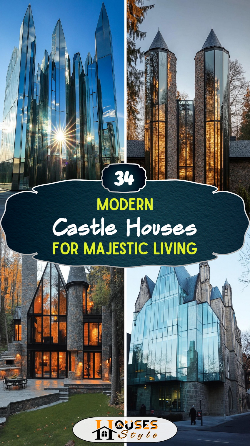 34 Modern Castle Houses for Majestic Living