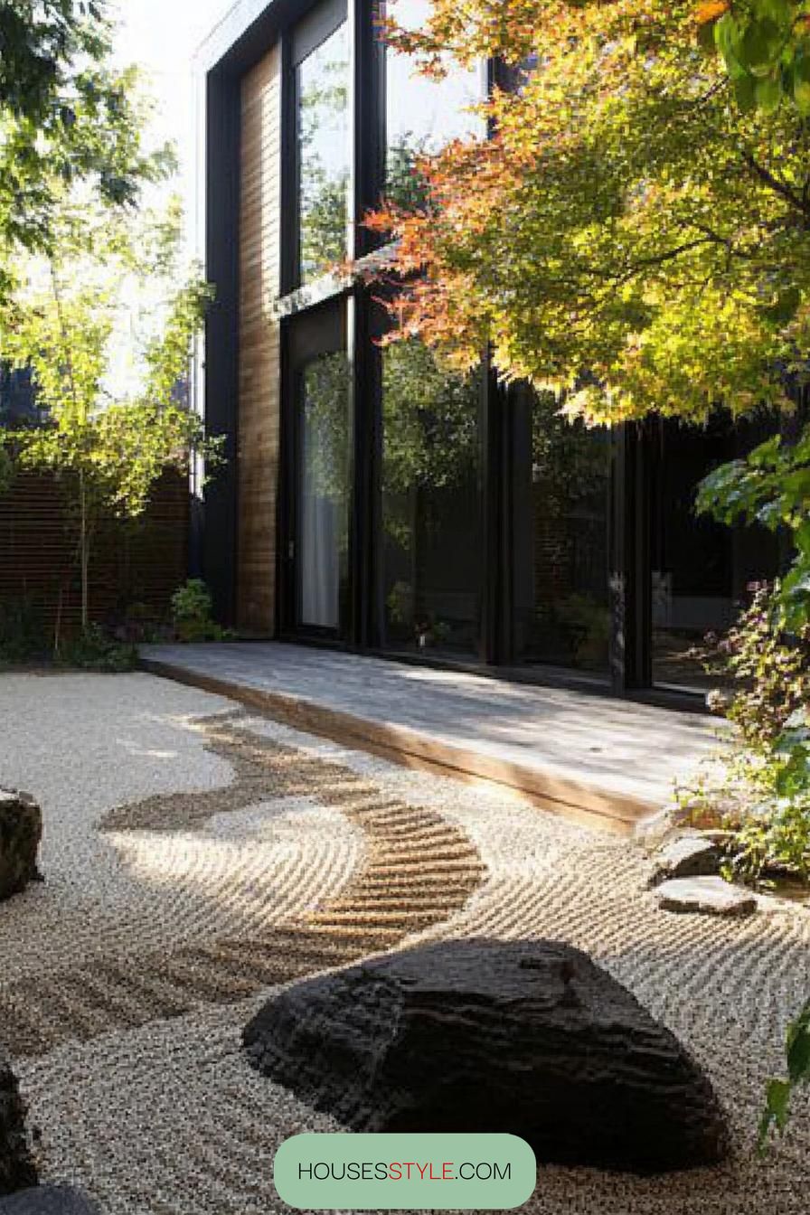 Zen Garden with Minimalist Style - photo 2