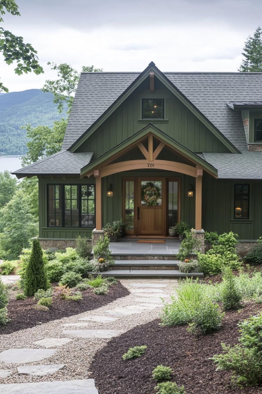 Forest Green Exteriors With Glass Panels - photo 4
