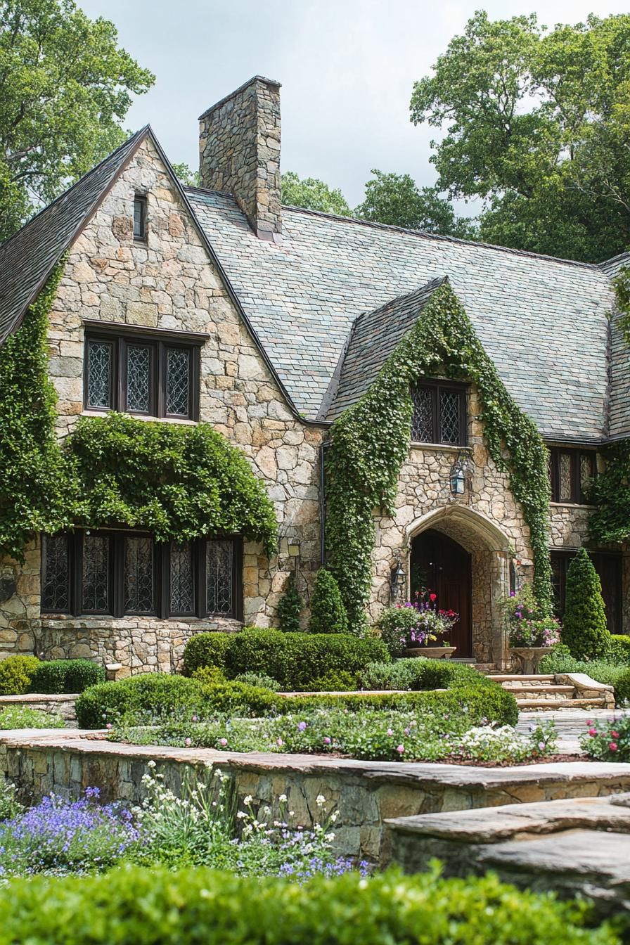 Stone-Front Cottage With Fairytale Style