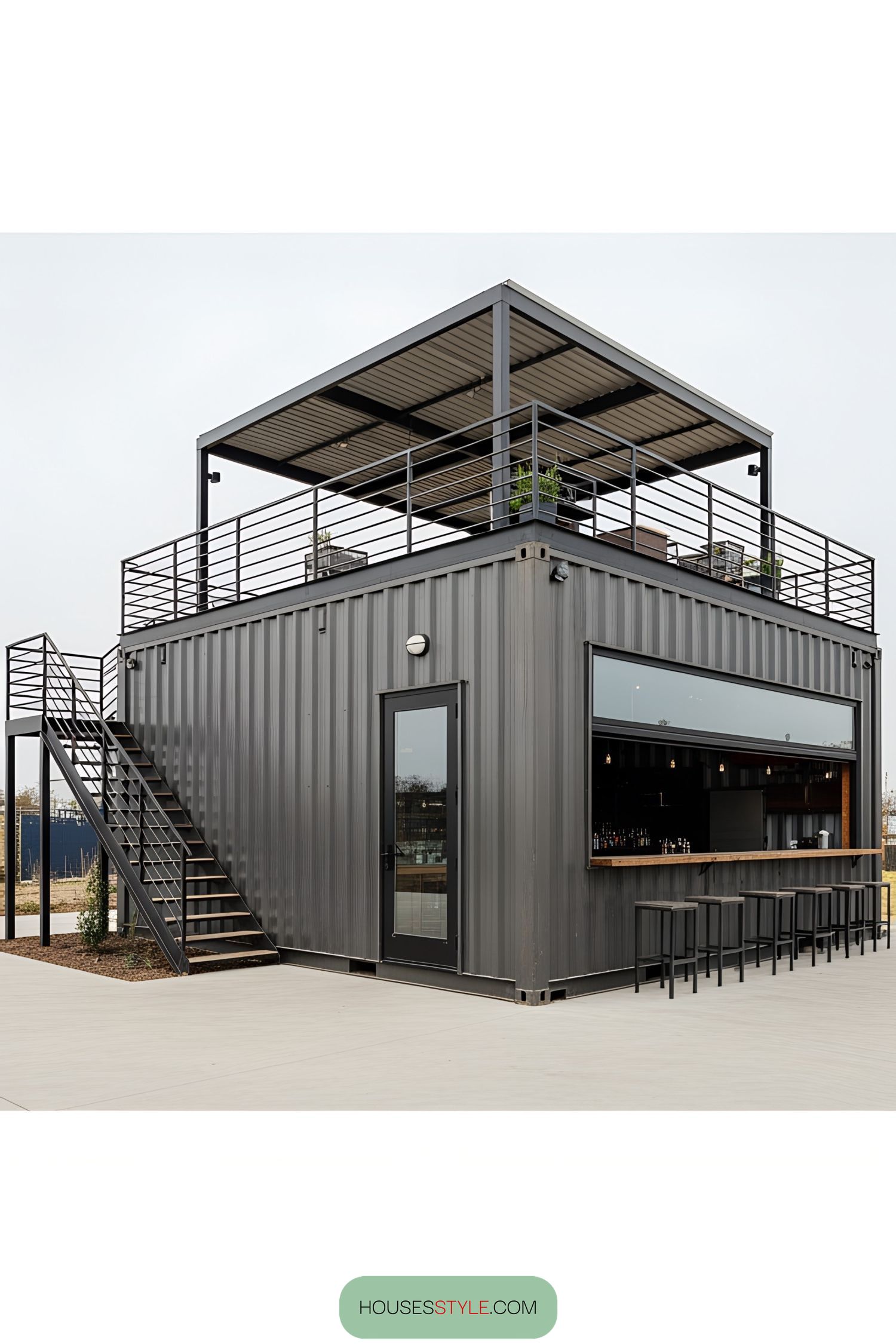 Chic Container Pub In The Heart Of Industry