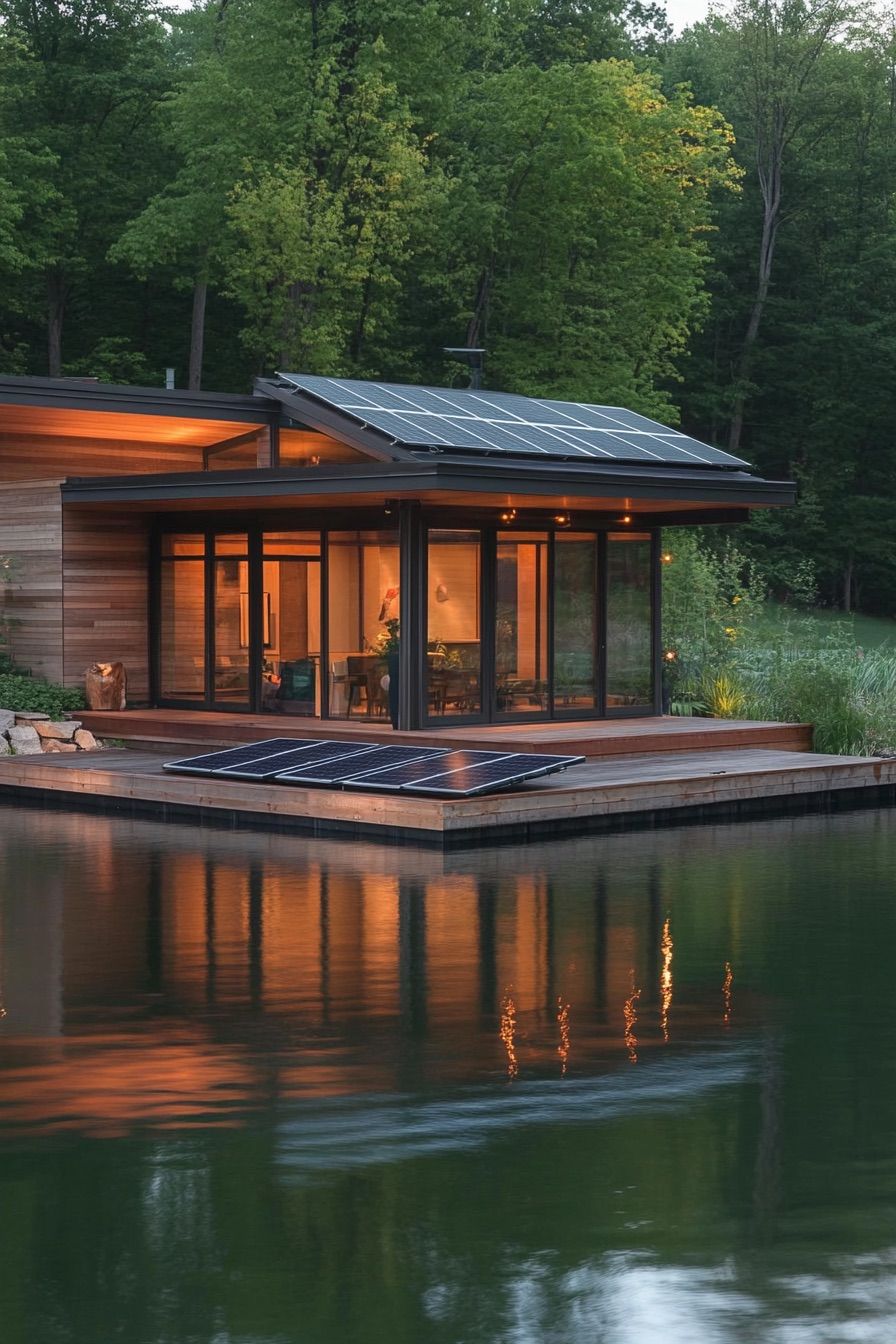 Solar-powered Floating Dock Ideas - photo 3