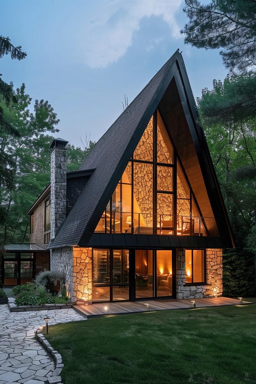 A-frame Set on a Stone Foundation - photo 4