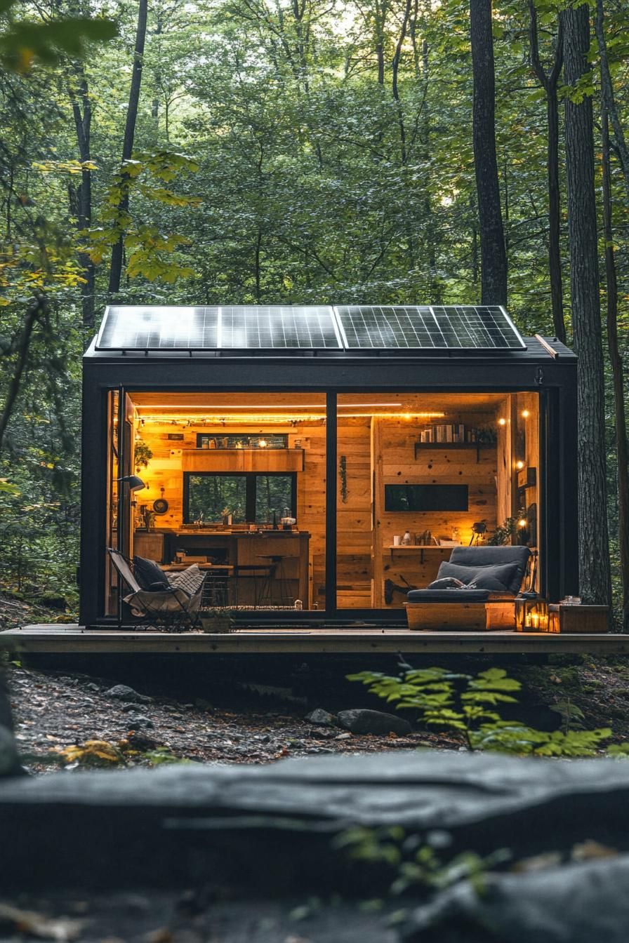 Compact Eco-friendly Cabins With Solar Power - photo 4