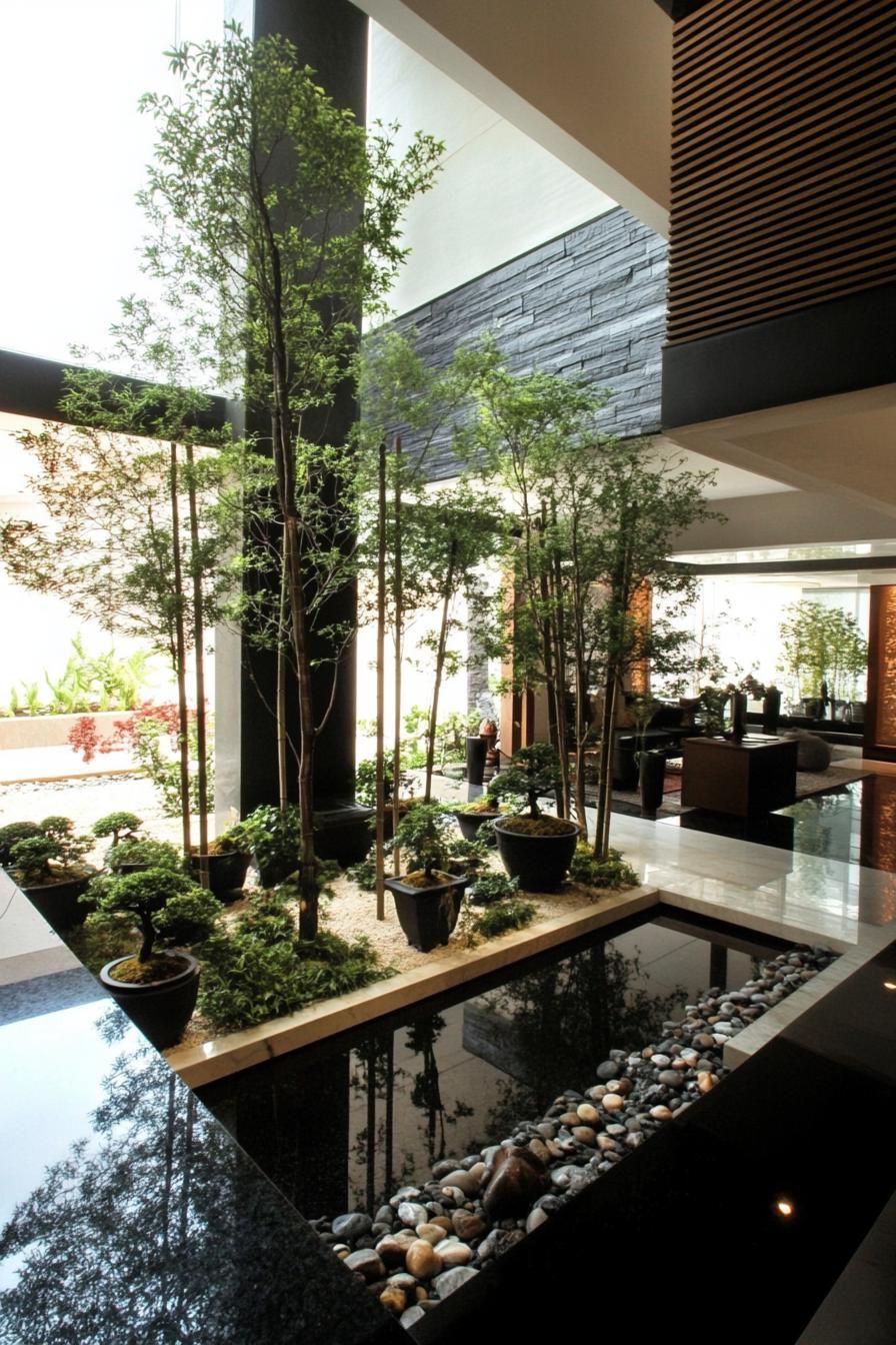 Wall-Mounted Bonsai Display Shelves - photo 3