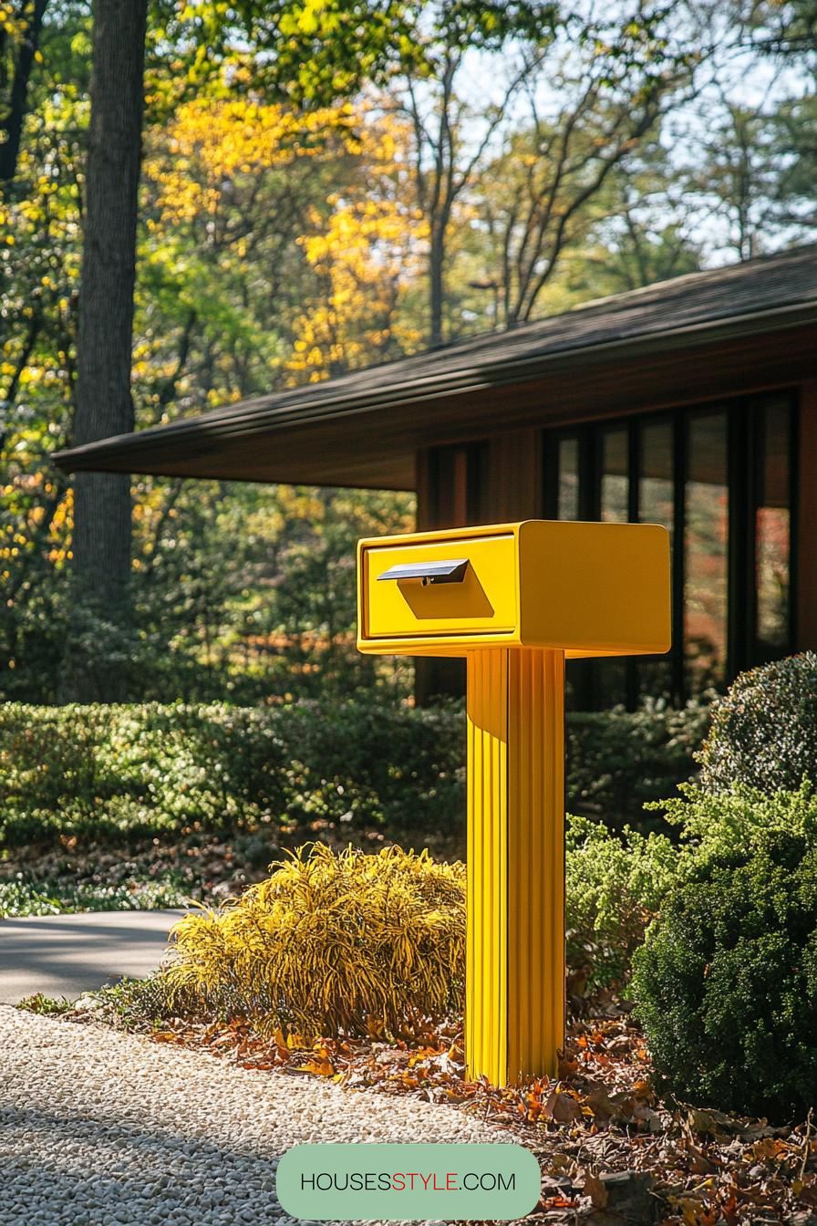 Statement Mailbox in Bright Color