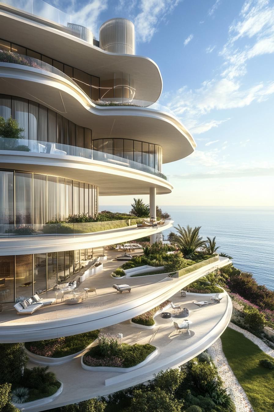 Floating Sky Terraces for Modern Mansions - photo 4