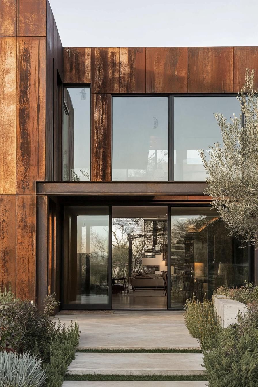 Bold Metal Panels in Asymmetrical Shapes - photo 3