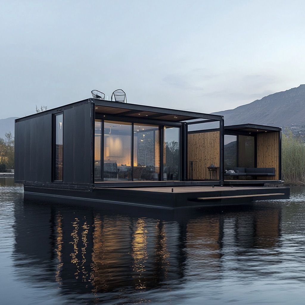 Floating Shipping Container Home - photo 4