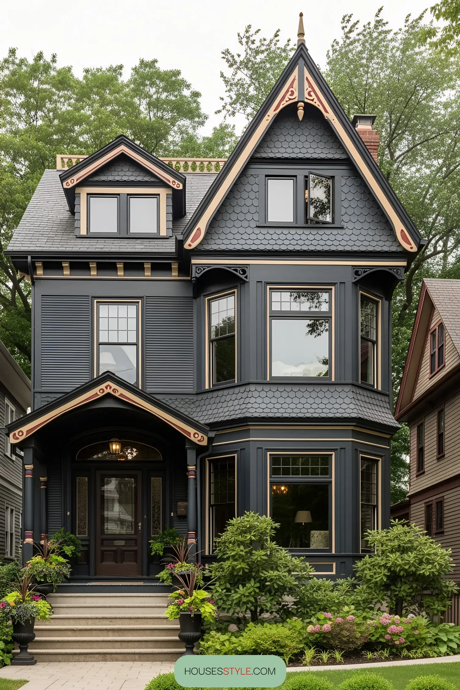 14. Moonlit Manor's Dark Beauty