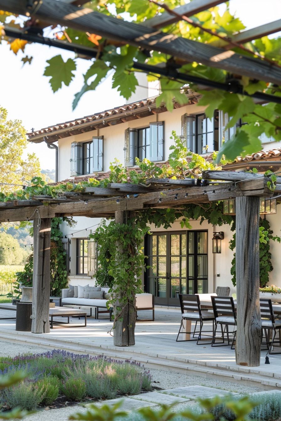 Pergolas Covered in Vines - photo 2