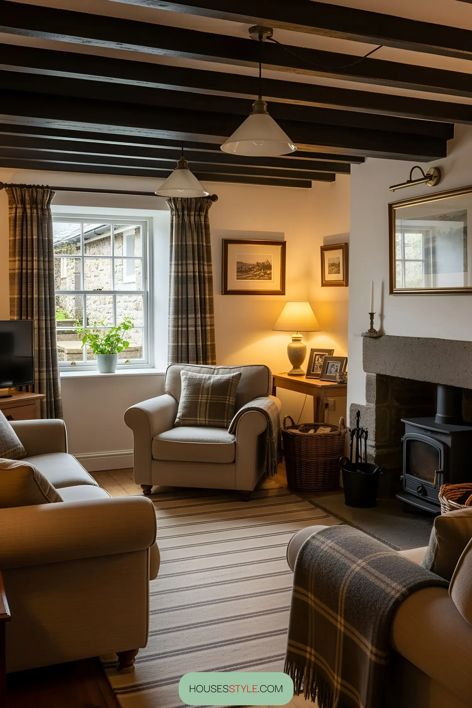 A Charming Hearth Nook in Scotland