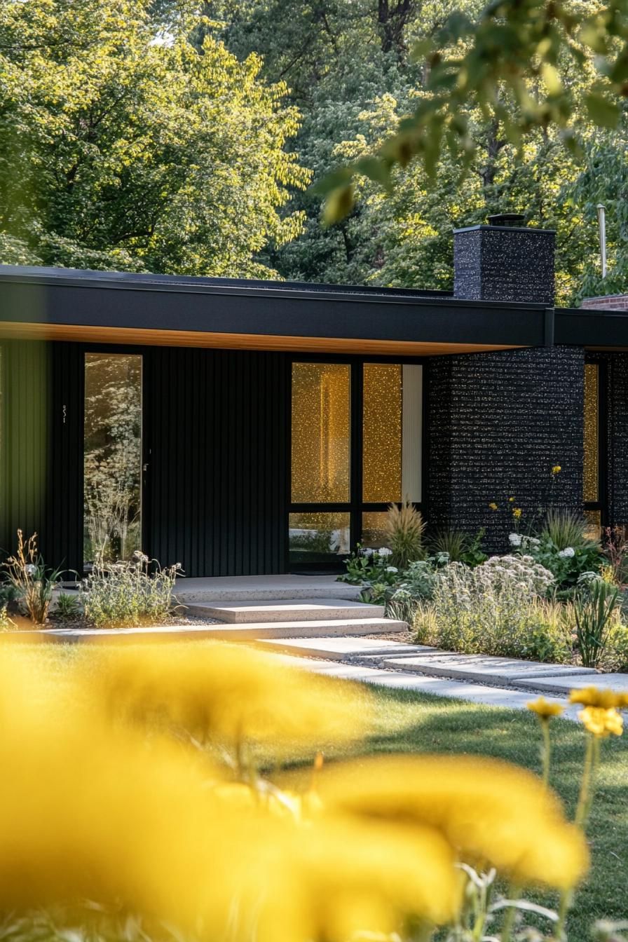 Black Terrazzo Exterior With Gold Flecks - photo 4