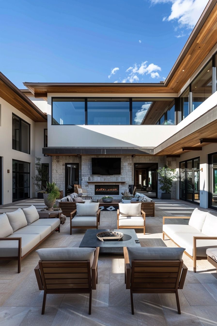 Home Theaters Set Up Outdoors