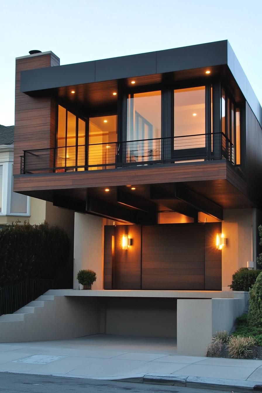 Floating Cantilevered Balcony Designs - photo 3