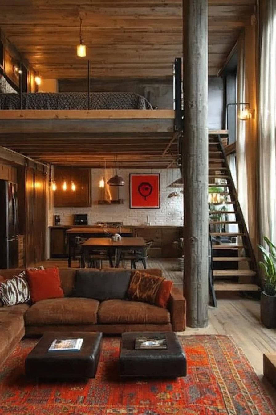 Rustic Loft Style Ideas