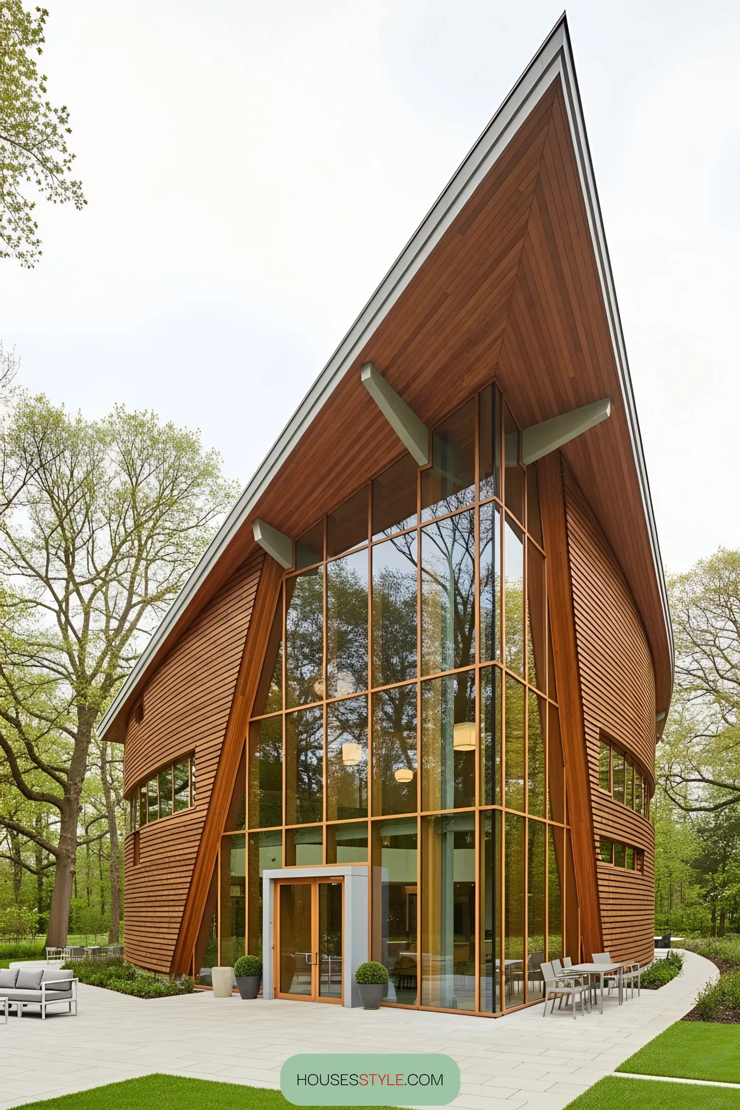 A Hidden Perch in a Forest Garden