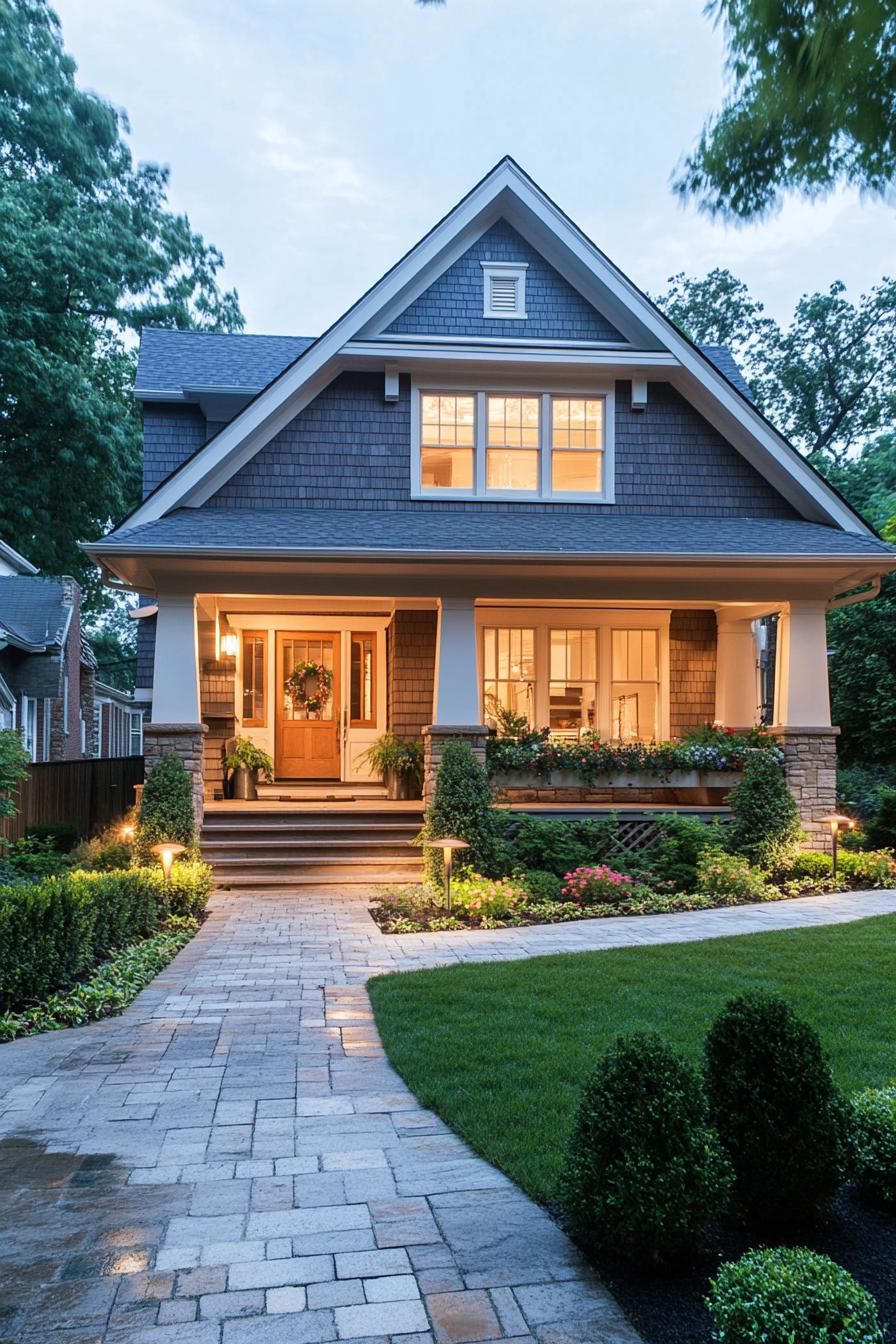 31 Lovable Craftsman Houses and Their Exterior Designs - photo 18