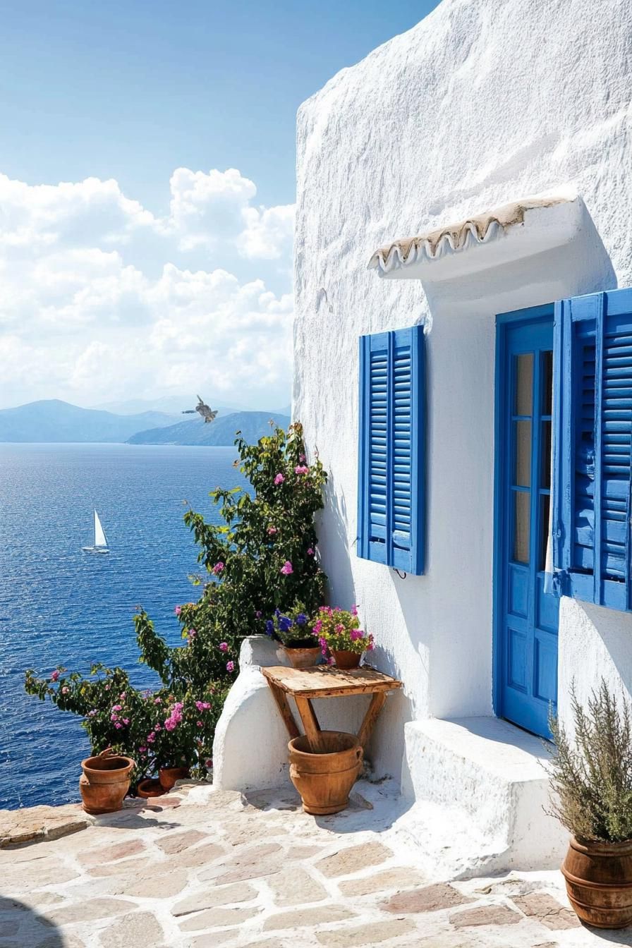Bold Blue Shutters
