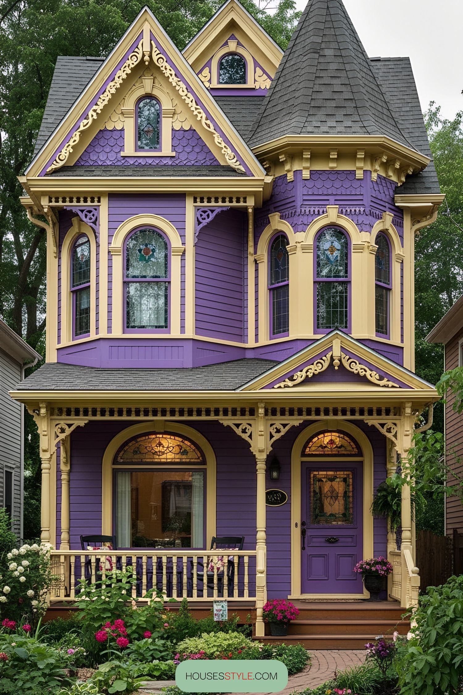 A Hideaway Behind a Purple Turret