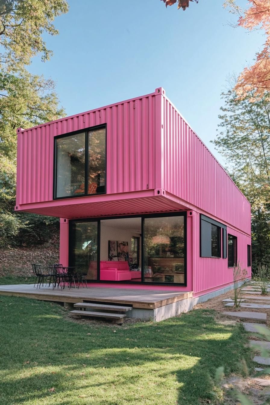 A Bold Pink Container Build