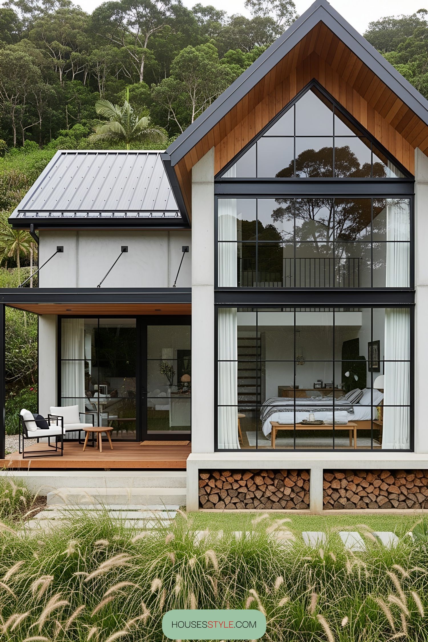 7. An Industrial Retreat Surrounded by Greenery