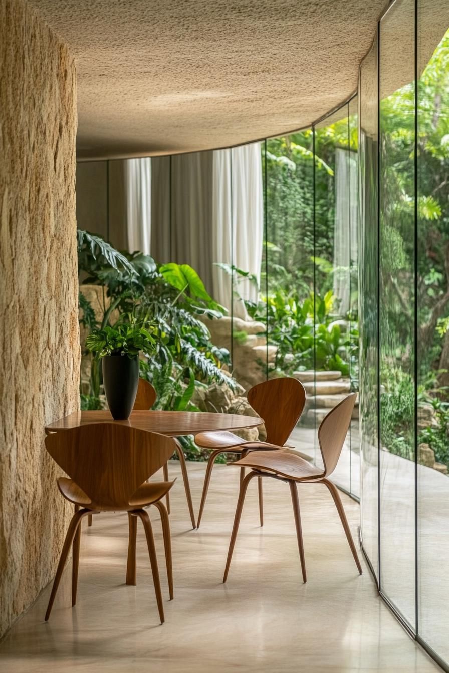 5. Glass House With Curved Walls - photo 2