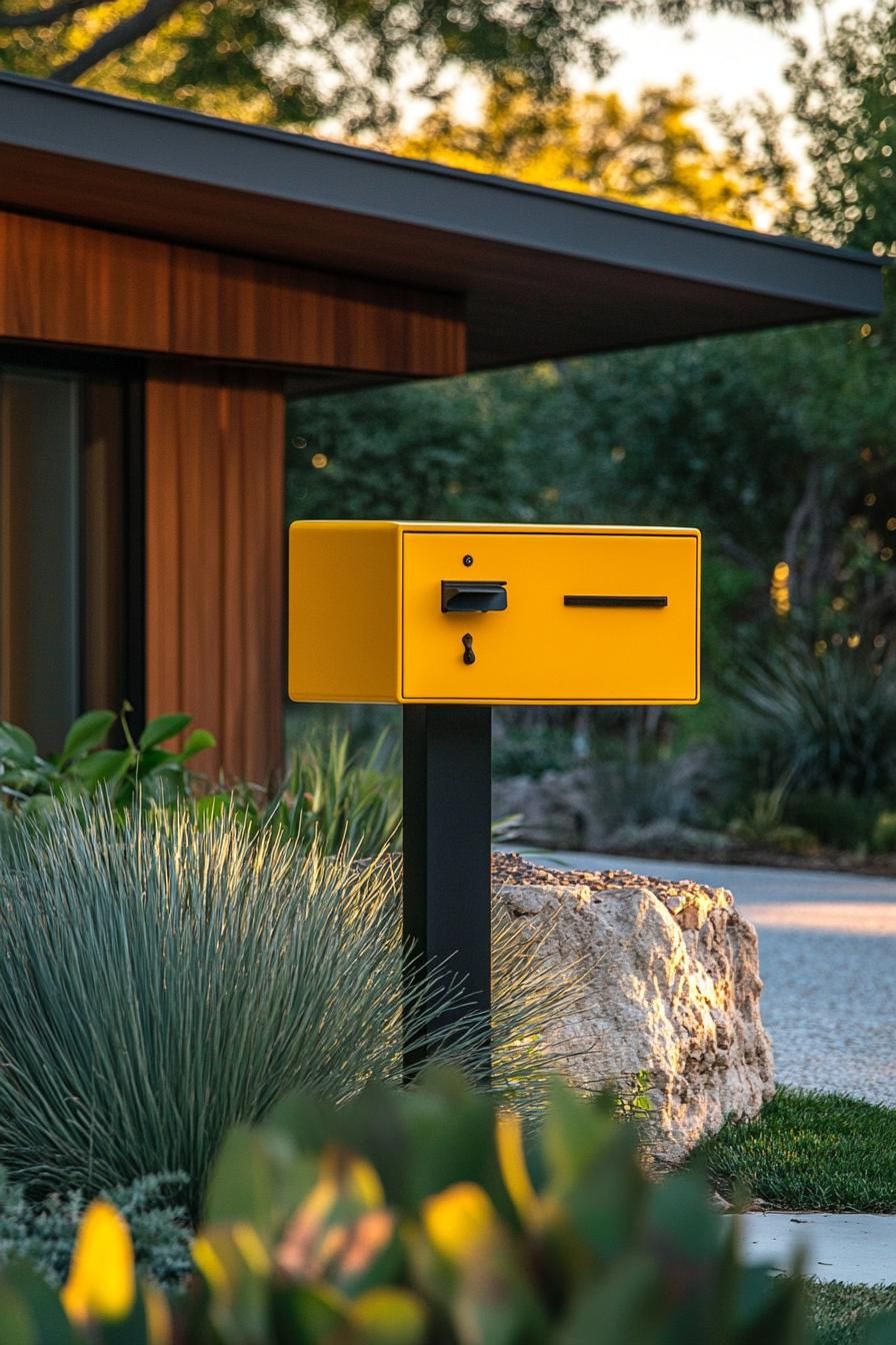 Bright, Bold Statement Mailbox Ideas - photo 4