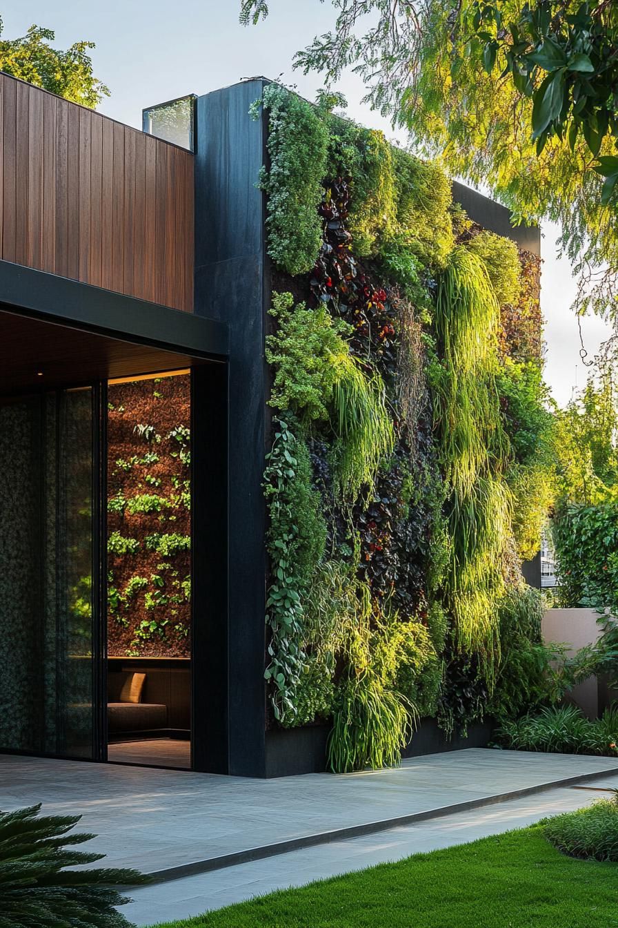 Vertical Herb Wall Gardens