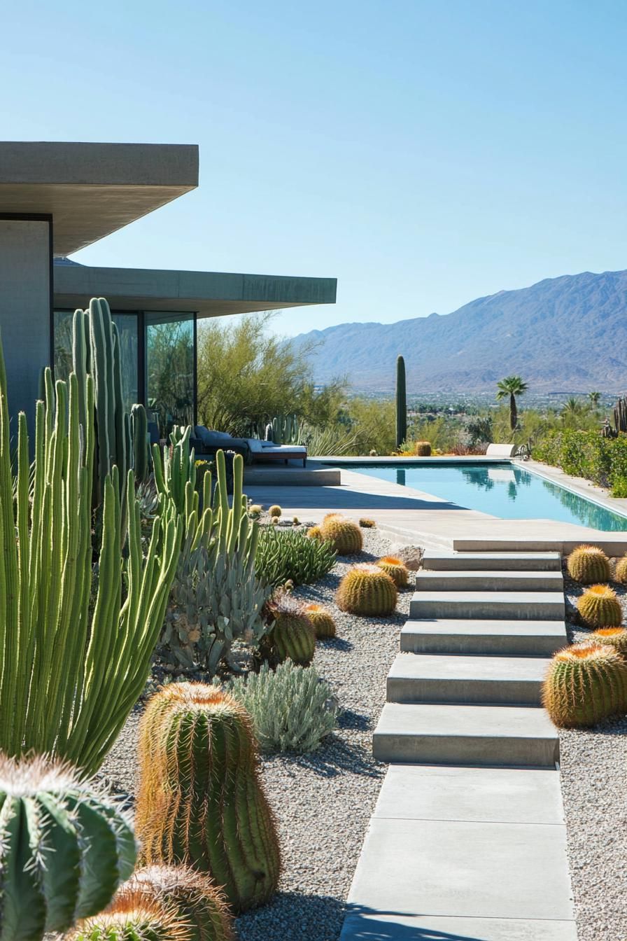 Desert-Style Cactus Garden Look