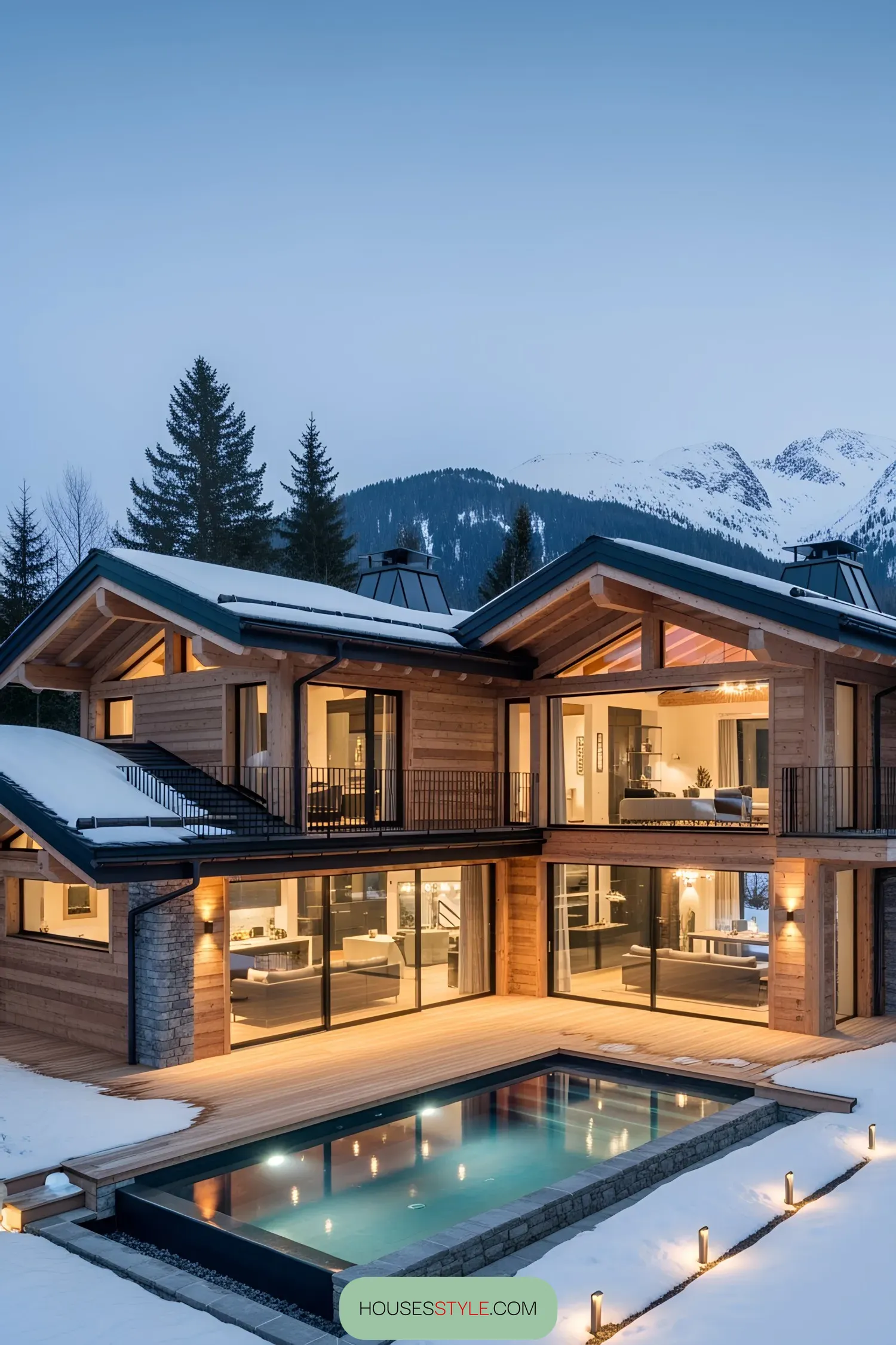 Step Inside This Cozy Mountain Chalet