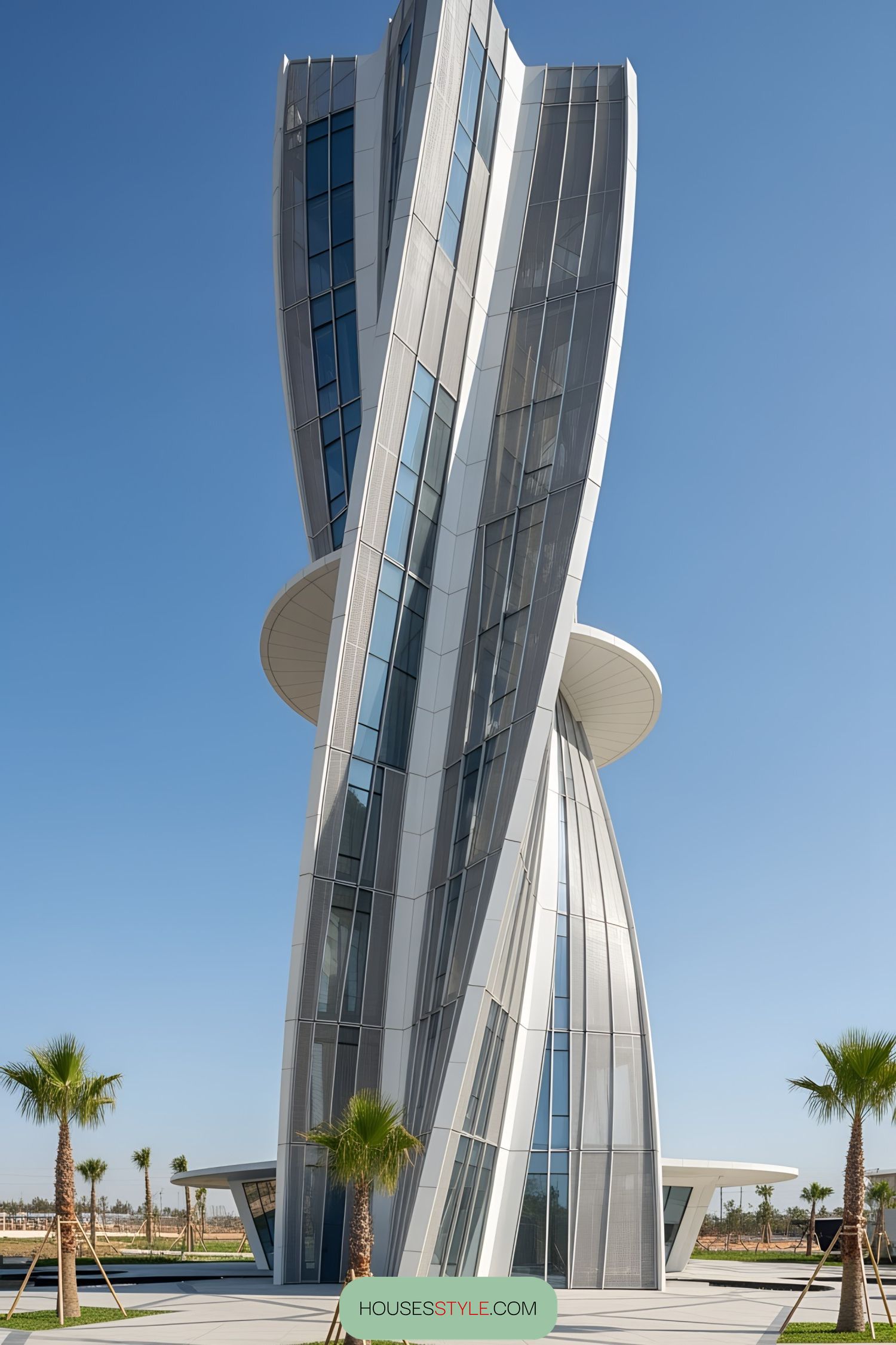 Twisting Towers Catch the Sunlight