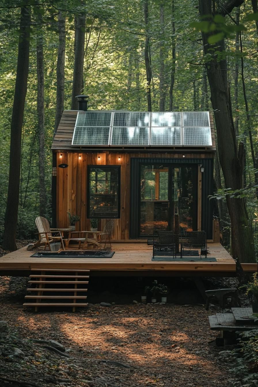 Compact Eco-friendly Cabins With Solar Power - photo 2