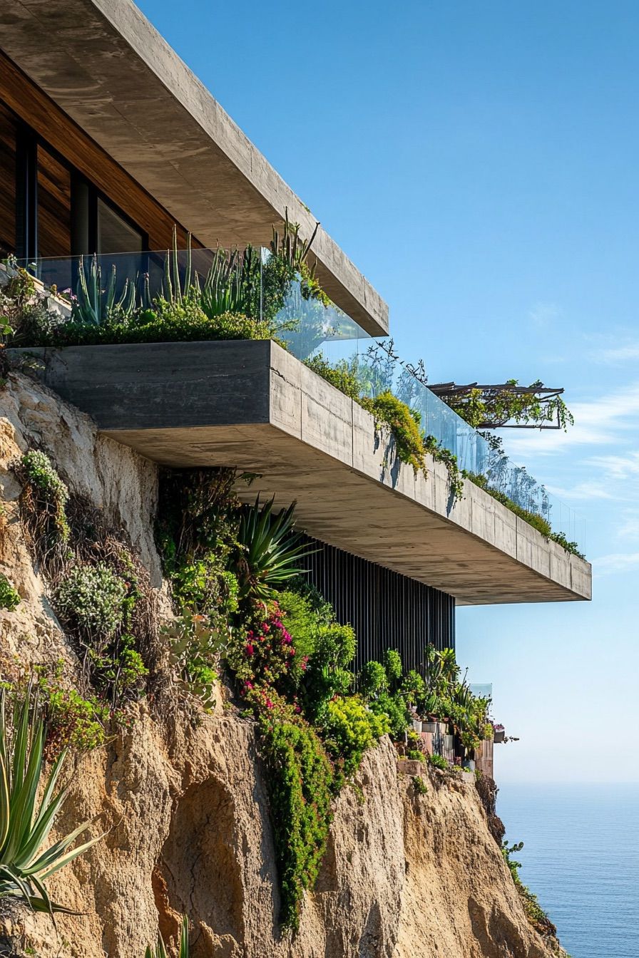 Multi-Level Home With Terraces and Hanging Gardens