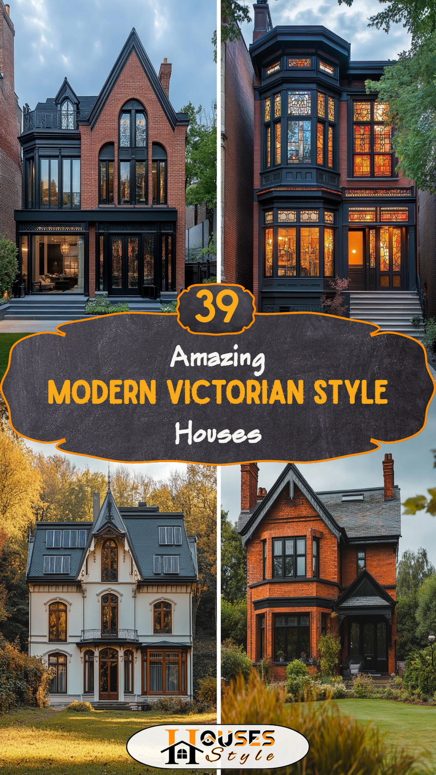 39 Amazing Modern Victorian Style Houses