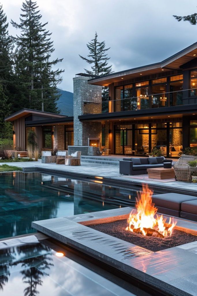Pools Paired with Fire Pit Lounges - photo 2