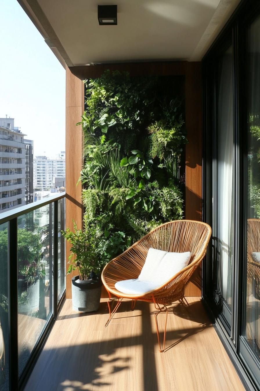 Eco-friendly Balcony With Vertical Garden Walls - photo 3
