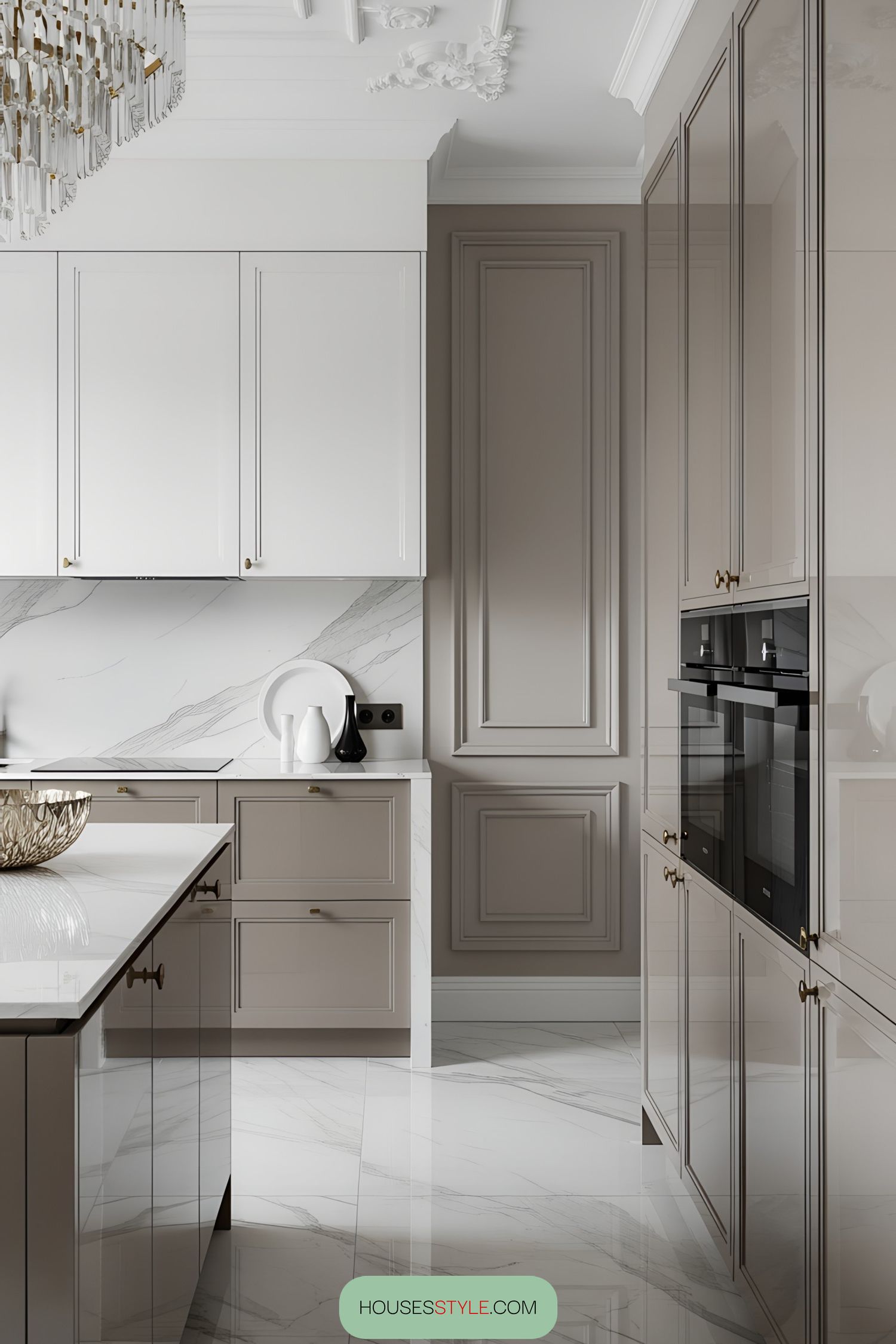 Sculpted Kitchen with Elegant Details