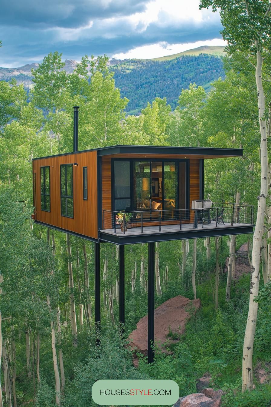 Eco-friendly Tiny House On Stilts - photo 2