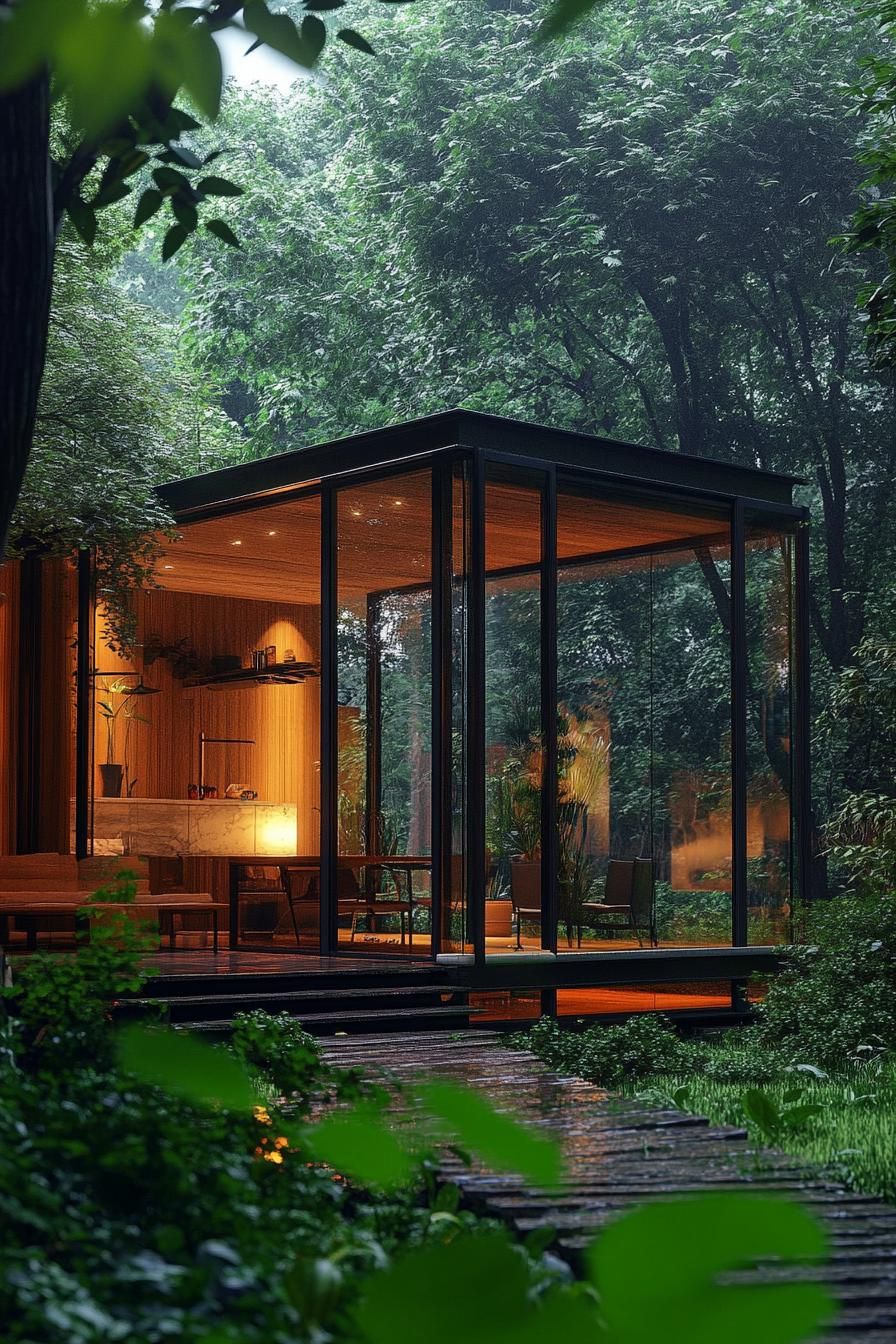 Minimalist Glass Cube Houses - photo 2