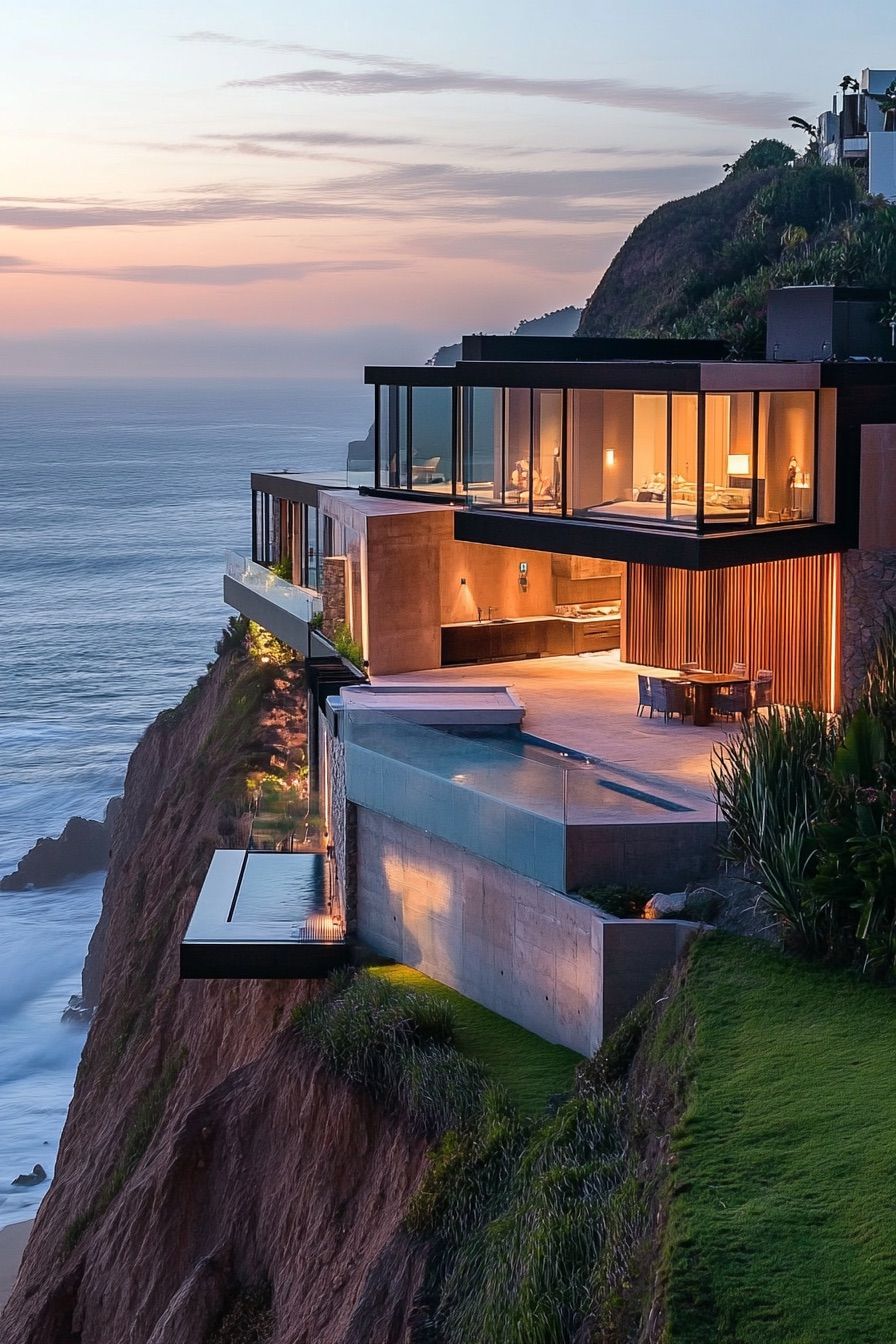 Split-Level Home With Cliffside Elevator - photo 4